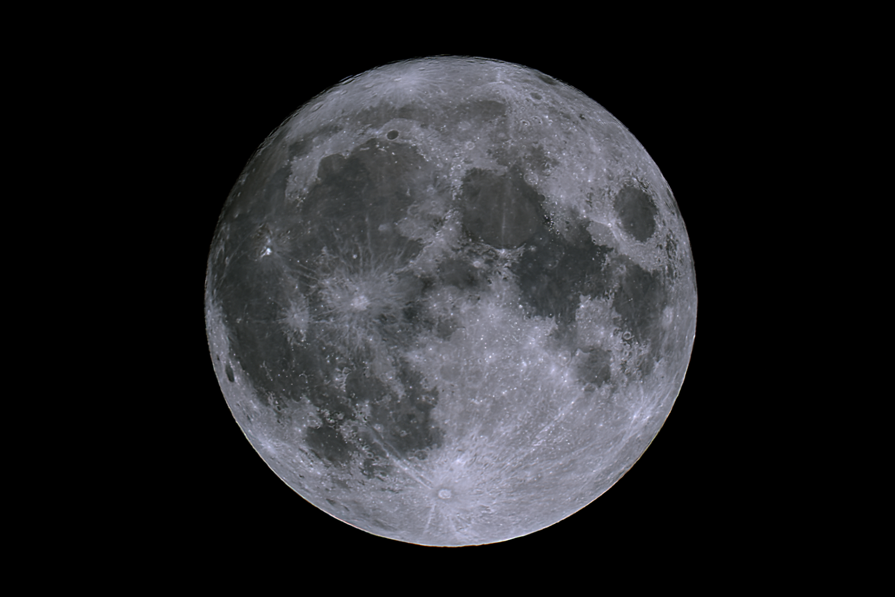 Full Blue Supermoon