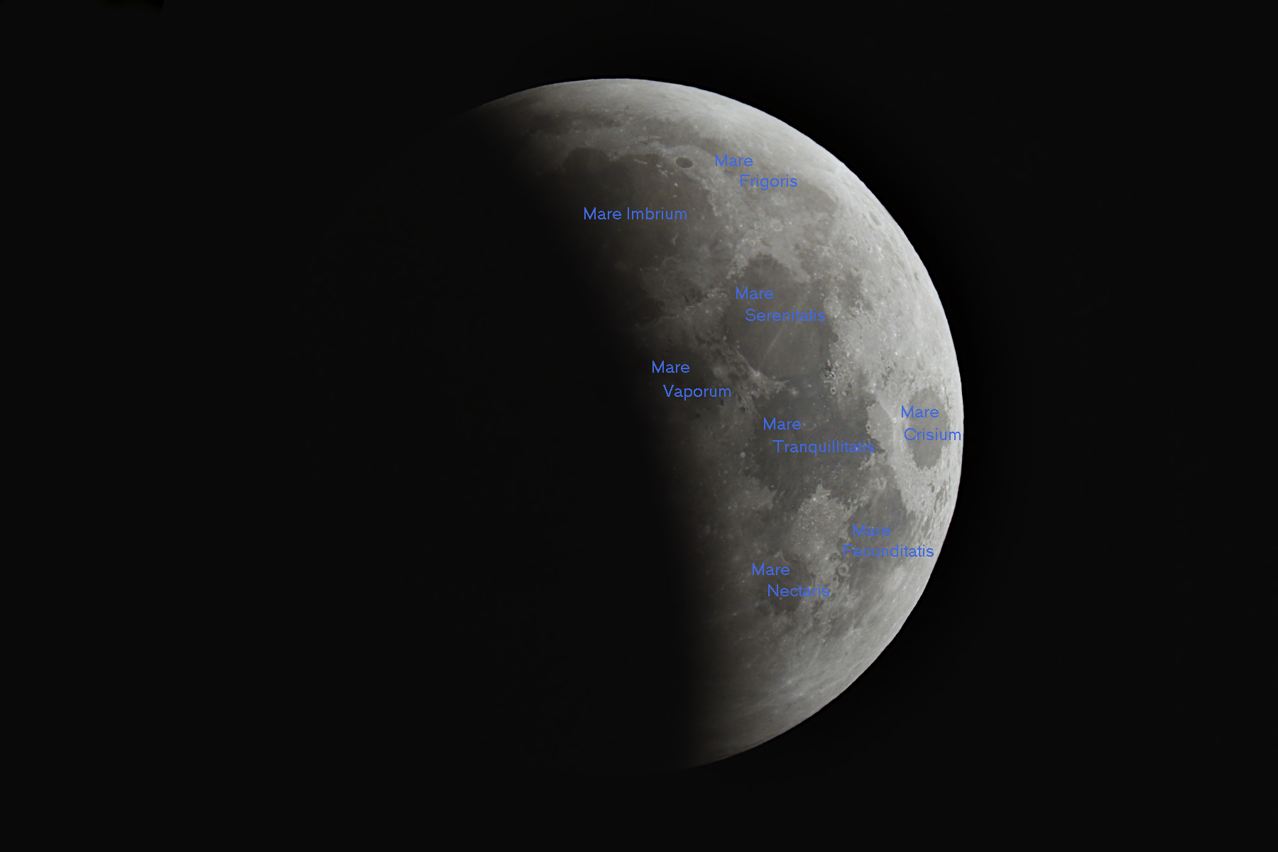 Annotated Moon