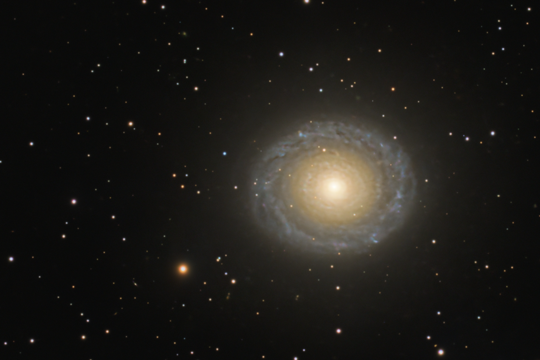 NGC 7217 in Pegasus, a bright nebula