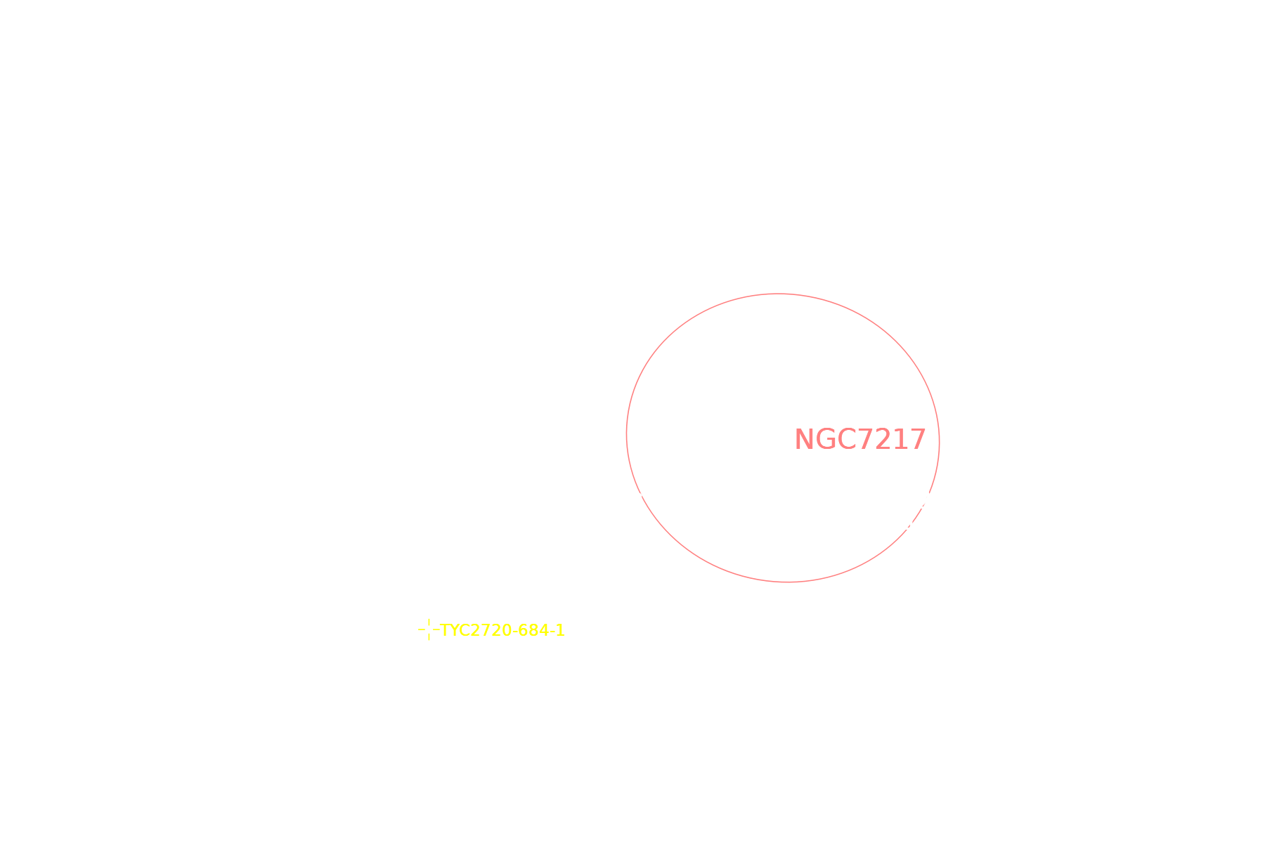 NGC 7217 Annotated