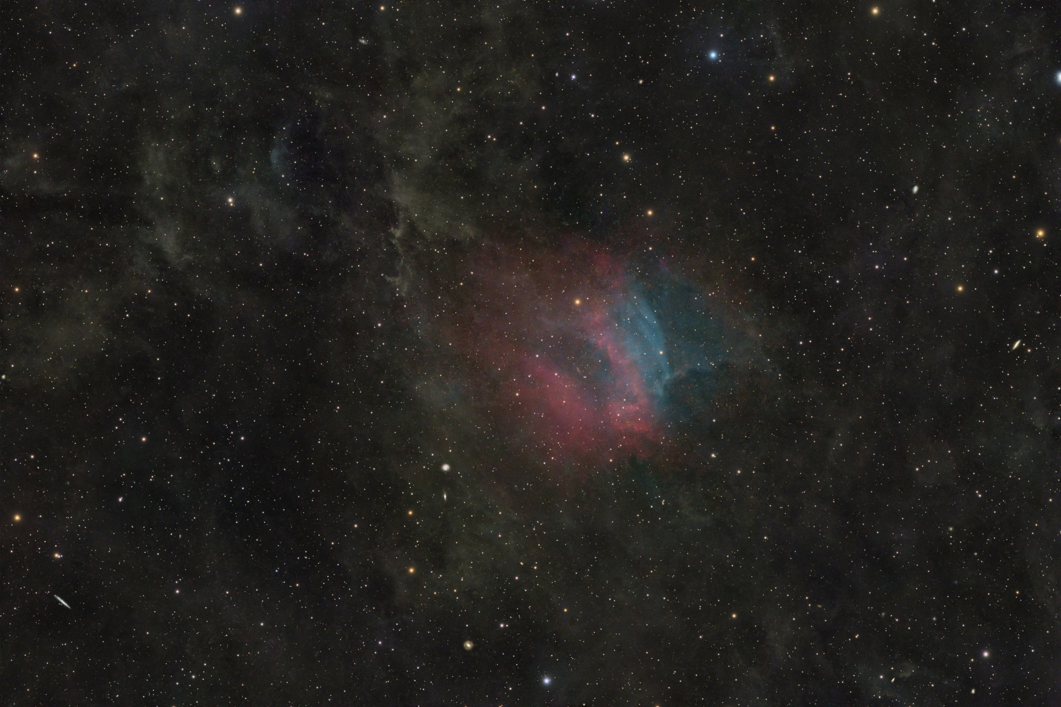 Sh 2-174 in Cepheus, a bright nebula